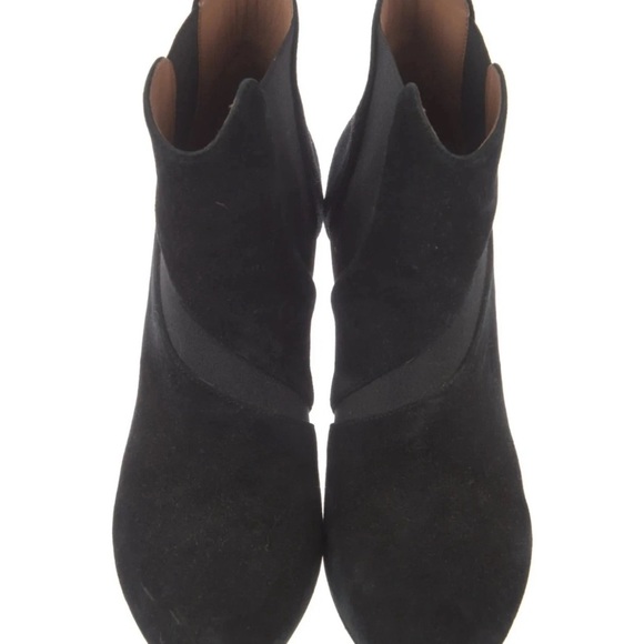 Alaïa Black Suede Womens Ankle Boots Size 38 / US 8 – High Heel Booties - Picture 3 of 5